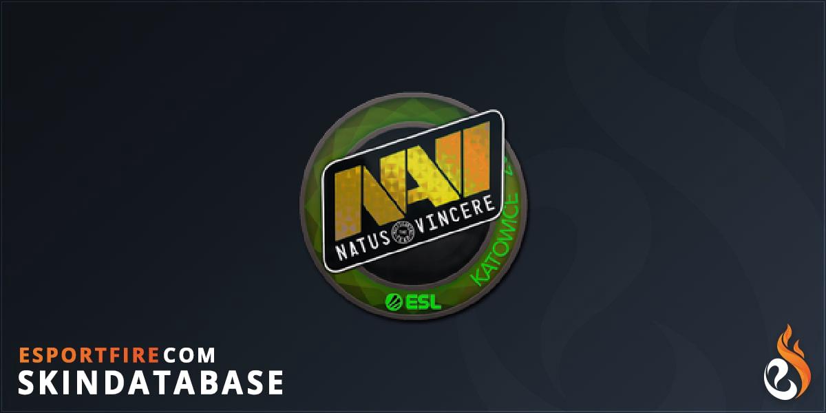 Sticker Natus Vincere Holo Katowice 2019 EsportFire