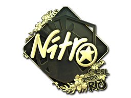 Item Sticker | nitr0 (Gold) | Rio 2022