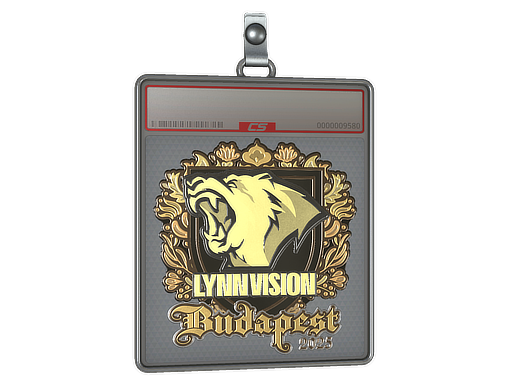 Item Sticker Slab | Lynn Vision (Gold) | Budapest 2025
