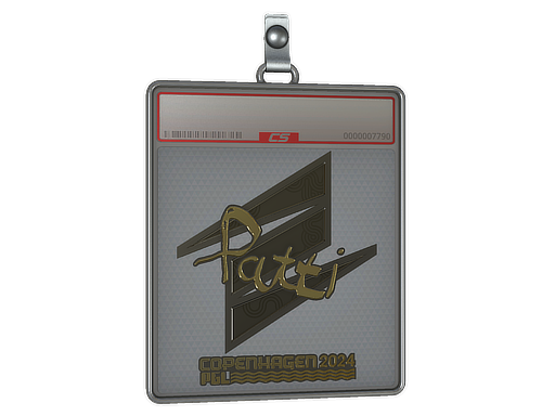 Item Sticker Slab | Patti (Gold) | Copenhagen 2024