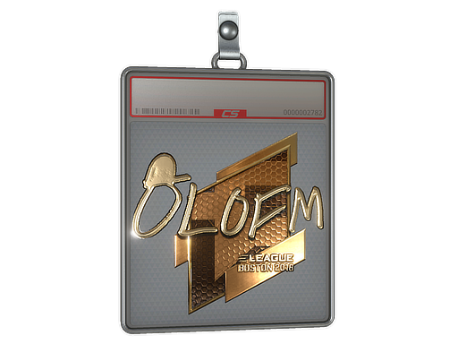 Item Sticker Slab | olofmeister (Gold) | Boston 2018