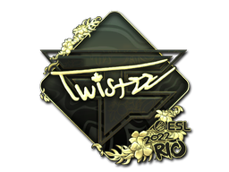 Item Sticker | Twistzz (Gold) | Rio 2022