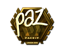 Item Sticker | paz (Gold) | London 2018