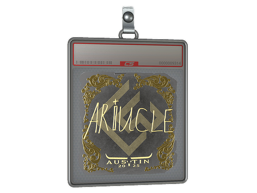 Item Sticker Slab | Ariucle (Gold) | Austin 2025