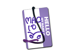 Item Sticker | Hello MAC-10