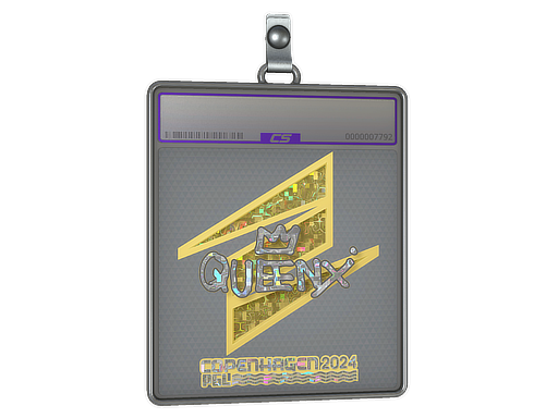 Item Sticker Slab | Queenix (Glitter) | Copenhagen 2024