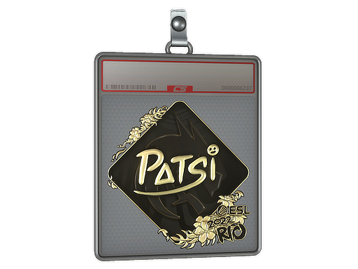 Item Sticker Slab | Patsi (Gold) | Rio 2022