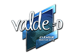 Item Sticker | v4lde (Foil) | Boston 2018