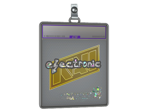 Item Sticker Slab | electronic (Glitter) | Antwerp 2022