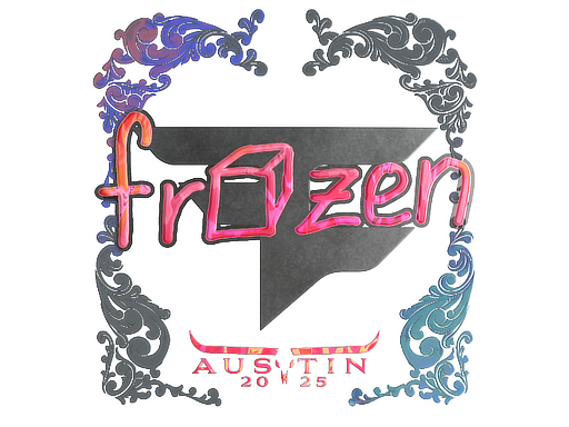 Item Sticker | frozen (Holo) | Austin 2025