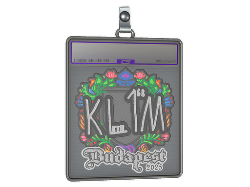 Item Sticker Slab | kl1m (Embroidered) | Budapest 2025