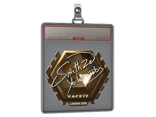 Item Sticker Slab | SmithZz (Gold) | London 2018