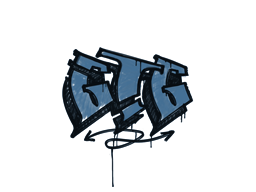 Item Sealed Graffiti | GTG (Monarch Blue)