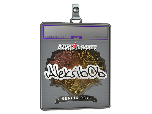 Item Sticker Slab | Aleksib (Foil) | Berlin 2019