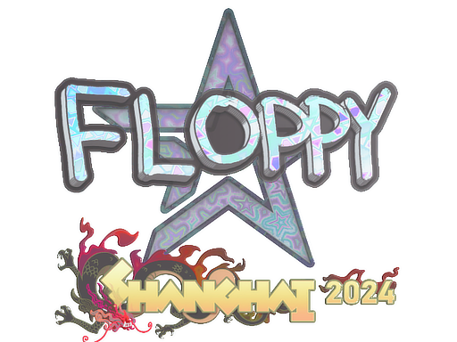 Item Sticker | floppy (Holo) | Shanghai 2024