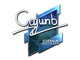 Item Sticker | cajunb (Foil) | Boston 2018