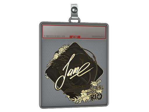 Item Sticker Slab | Jame (Gold) | Rio 2022