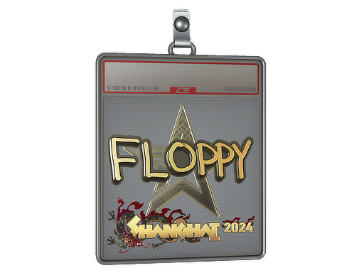 Item Sticker Slab | floppy (Gold) | Shanghai 2024