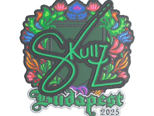 Item Sticker | skullz (Embroidered) | Budapest 2025