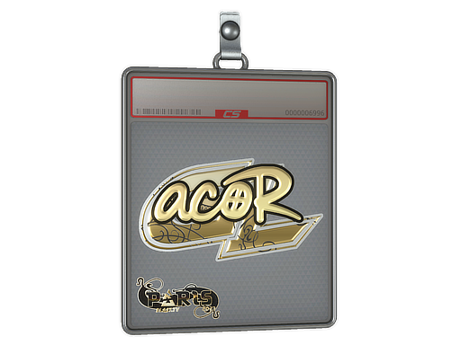 Item Sticker Slab | acoR (Gold) | Paris 2023