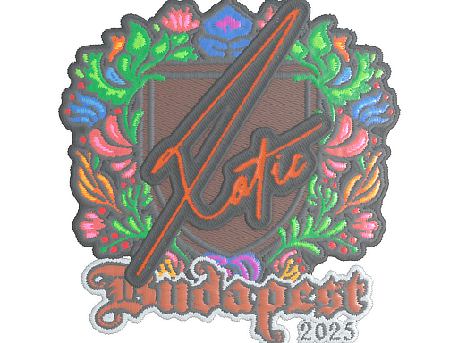 Item Sticker | XotiC (Embroidered) | Budapest 2025