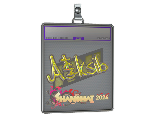 Item Sticker Slab | Aleksib (Glitter) | Shanghai 2024