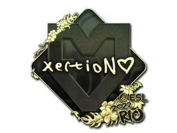 Item Sticker | xertioN (Gold) | Rio 2022