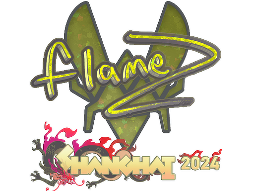 Item Sticker | FlameZ (Glitter) | Shanghai 2024
