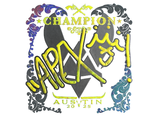 Item Sticker | apEX (Holo, Champion) | Austin 2025