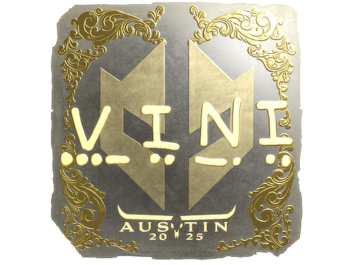 Item Sticker | VINI (Gold) | Austin 2025