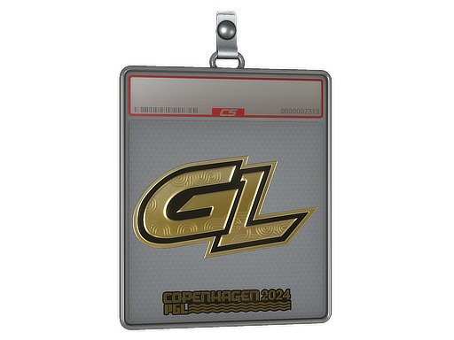 Item Sticker Slab | GamerLegion (Gold) | Copenhagen 2024