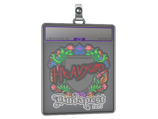 Item Sticker Slab | Heavygod (Embroidered) | Budapest 2025
