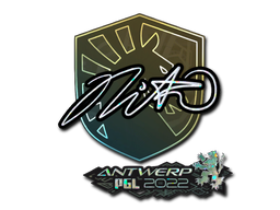 Item Sticker | nitr0 (Glitter) | Antwerp 2022
