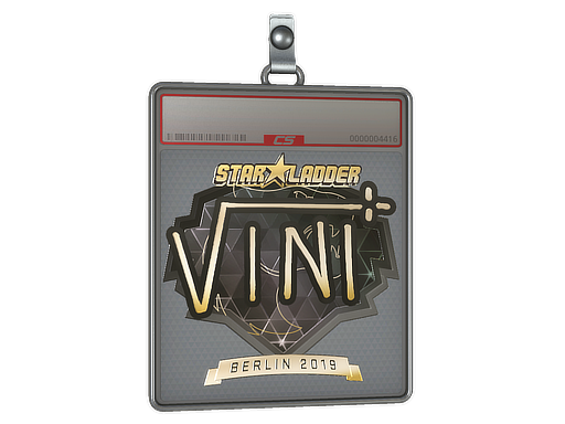 Item Sticker Slab | VINI (Gold) | Berlin 2019