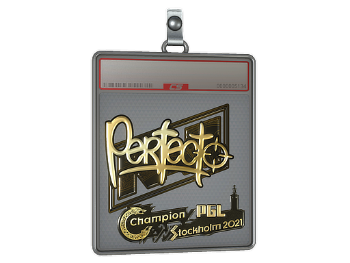 Item Sticker Slab | Perfecto (Gold) | Stockholm 2021