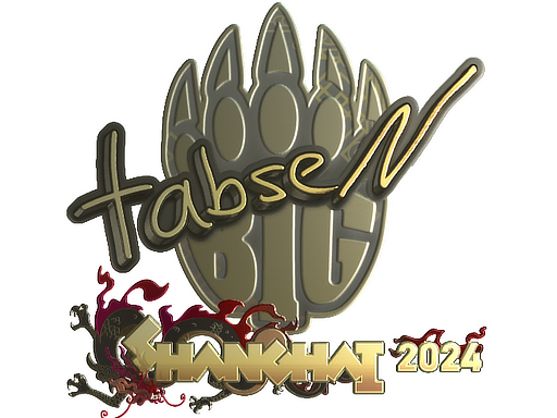 Item Sticker | tabseN (Gold) | Shanghai 2024
