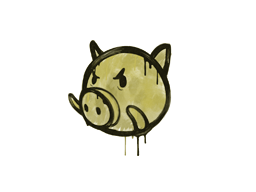 Item Graffiti | Piggles (Tracer Yellow)