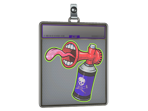 Item Sticker Slab | Airhorn (Glitter)