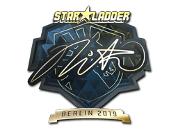 Item Sticker | nitr0 (Gold) | Berlin 2019