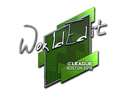 Item Sticker | WorldEdit | Boston 2018