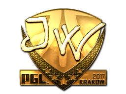 Item Sticker | JW (Gold) | Krakow 2017