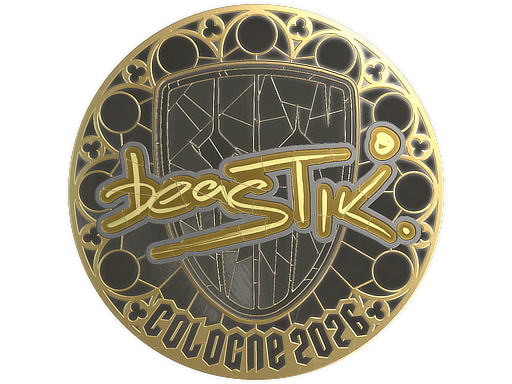 Item Sticker | beastik (Gold) | Cologne 2026