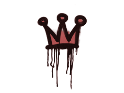 Item Graffiti | Little Crown (Blood Red)