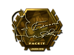 Item Sticker | Edward (Gold) | London 2018