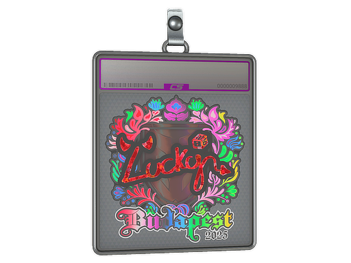 Item Sticker Slab | Lucky (Holo) | Budapest 2025