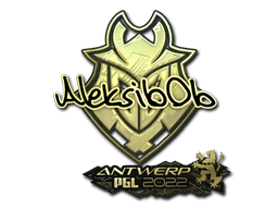 Item Sticker | Aleksib (Gold) | Antwerp 2022
