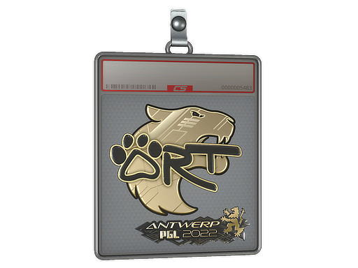 Item Sticker Slab | arT (Gold) | Antwerp 2022