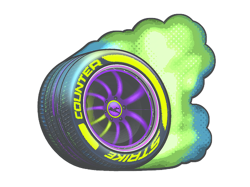 Item Sticker | Burnout (Lenticular)