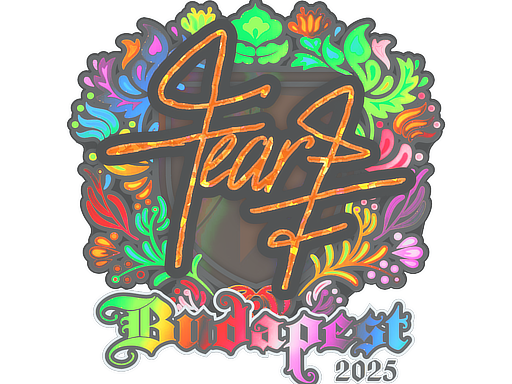 Item Sticker | fEAR (Holo) | Budapest 2025
