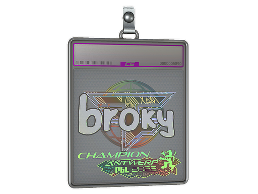 Item Sticker Slab | broky (Holo, Champion) | Antwerp 2022